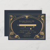 エレガントな蓮の芸術新様式 ウェディング 封筒カード エンクロージャーカード (正面/裏面)