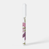 エレガントな薄紫のライラックの花の花束の花瓶iPhoneケース iPhoneケース (右側面)