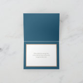 エレガントな蘭とユリの植物学的な美しい感謝カード サンキューカード (内部)