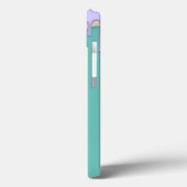 エレガントな虹の滴 ミントグリーン Case-Mate iPhoneケース (裏面 / 左)