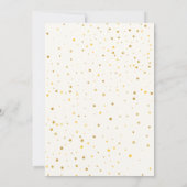 エレガントな蝶がやってくる 女の子のベビーシャワー 招待状 (裏面)