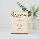 エレガントな蝶のブライズメイドパーティー招待状 招待状 (スタンド正面)