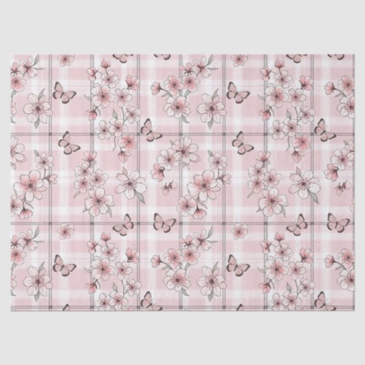 エレガントな蝶の花 (2) 薄葉紙 (正面)