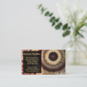 エレガントな蝶翼の名刺-アールデコ 名刺 (スタンド正面)