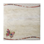 エレガントな蝶 タイル (正面)