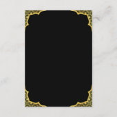 エレガントな装飾情報カード エンクロージャーカード (裏面)