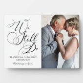 エレガントな記念日誓いの更新写真 フォトプラーク (正面)