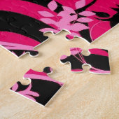 エレガントな誕生日パーティーウェルカムペデスタルサイン ジグソーパズル (側面)