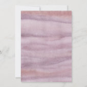 エレガントな誕生日パーティー　フラワーのグリッター　80歳 招待状 (裏面)