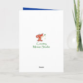 エレガントな誕生日、アオカケスの鳥の自然の野性生物 カード (裏面)