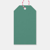 エレガントな赤いリボンのクリスマスギフトタグ 名入れ対応 ギフトタグ (裏面)