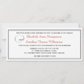 エレガントな赤い信仰希望愛ウェディング招待状 招待状 (正面)