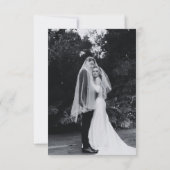 エレガントな赤い秋の葉 秋の結婚式 セーブザデート (裏面)