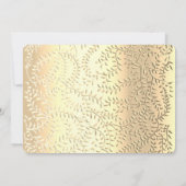 エレガントな赤と金の少年 アンナプラシャン 招待状 (裏面)