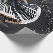 エレガントな踊り女性 ラッピングペーパー (角)