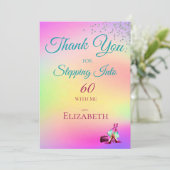 エレガントな輝きのカラフルな世界へようこそ 招待状 (スタンド正面)