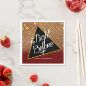 エレガントな輝きのサンド・ザ・ナイト・ビフォア・ナプキン スタンダードカクテルナプキン (インサイチュ)