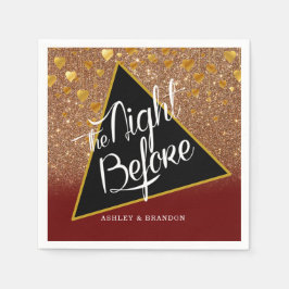 エレガントな輝きのサンド・ザ・ナイト・ビフォア・ナプキン スタンダードカクテルナプキン