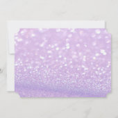 エレガントな輝きのボケ花柄 RSVP 招待状 (裏面)