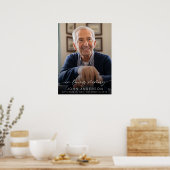 エレガントな追悼記念スクリプト写真葬儀 ポスター (キッチン)