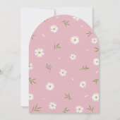 エレガントな野生の花の花園 ブライダルシャワー 招待状 (裏面)