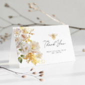 エレガントな野生の花をモチーフにした感謝を伝えるカード サンキューカード