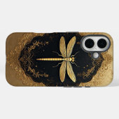 エレガントな金のトンボのイラスト Case-Mate iPhoneケース (裏面 (横))