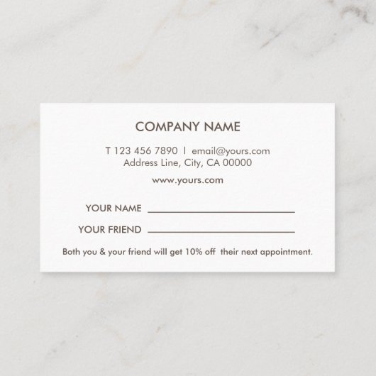 エレガントな金ゴールドのグリッターの円のアクセントの黒の紹介 名刺 (裏面)