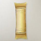 エレガントな金ゴールドのデザイン ボディピロー (裏面 (縦))