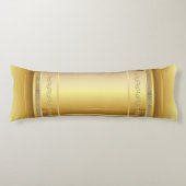 エレガントな金ゴールドのデザイン ボディピロー (正面)