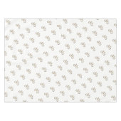 エレガントな金ゴールドのバイクパターン自転車のサイクリングのサイクリスト テーブルクロス (正面(横))