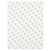 エレガントな金ゴールドのバイクパターン自転車のサイクリングのサイクリスト テーブルクロス (正面)