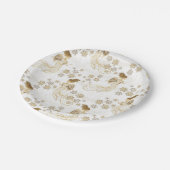 エレガントな金ゴールドの天使の紙皿 ペーパープレート