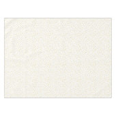 エレガントな金ゴールドホイルの紙吹雪の点 テーブルクロス (正面(横))