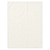 エレガントな金ゴールドホイルの紙吹雪の点 テーブルクロス (正面)