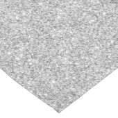 エレガントな銀製のグリッター ショートテーブルランナー (コーナー)