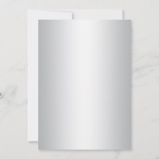 エレガントな銀製のピンクの十字の女の子の洗礼の《キリスト教》洗礼式や命名式 招待状 (裏面)