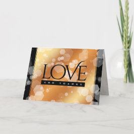 エレガントな銅の結婚記念日7周年、22周年、49周年 サンキューカード