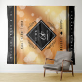 エレガントな銅婚49周年記念 タペストリー (インサイチュ(横))