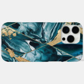 エレガントな銅色 | 女性らしい豪華なターコイズゴールドケース-M Case-Mate iPhoneケース (裏面 (横))