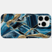 エレガントな銅色 | 華やかなテアルブルーゴールド Case-Mate iPhoneケース (裏面 (横))