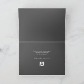 エレガントな雪片ビジネス休日の挨拶状 シーズンカード (内部)