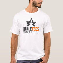 エレガントな雰囲気漂うAthleteesロゴTシャツ