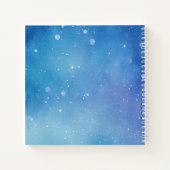 エレガントな青いスズメの日記 ノートブック (裏面)