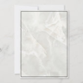 エレガントな青い十字架のマーブル男子確認式招待状 招待状 (裏面)