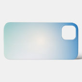 エレガントな青い革 Case-Mate iPhoneケース (裏面 (横))