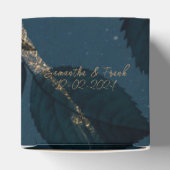 エレガントな青と金 フェイバーボックス (上部)