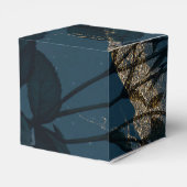 エレガントな青と金 フェイバーボックス (裏面サイド)