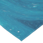 エレガントな青の抽象芸術のさざ波|のテーブルクロス テーブルクロス (アングル)