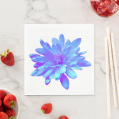 エレガントな青紫の花 スタンダードランチョンナプキン (インサイチュ)